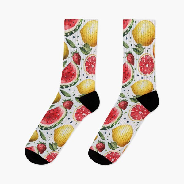 Item preview, Vibrant Watercolor Fruit Medley Pattern designed and sold by NTGUILTY.