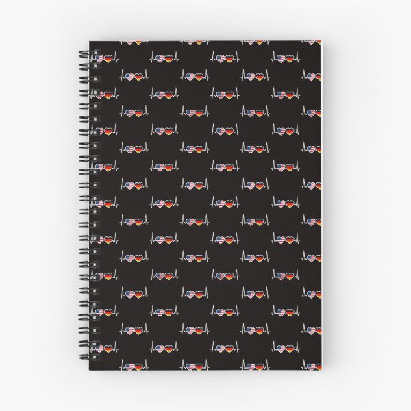 Item preview, America Germany Heartbeat Flag American German designed and sold by AddlPoolart.