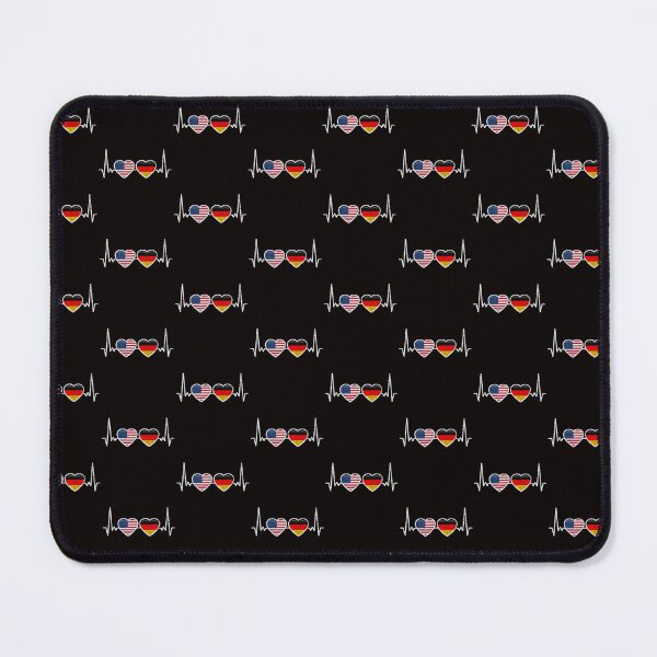 Item preview, America Germany Heartbeat Flag American German designed and sold by AddlPoolart.
