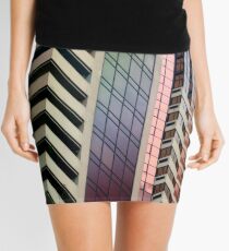 lines, patterns and perspective Mini Skirt