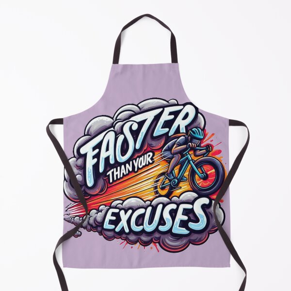 Item preview, Cyclist Faster than your excuses - cycling designed and sold by ShimaiStore.