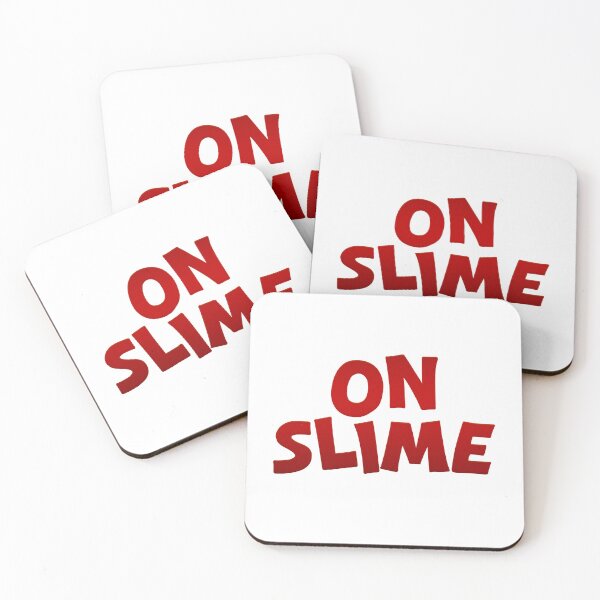 Item preview, On Slime, Red Funny Quotes Typography designed and sold by Memes N Lore .