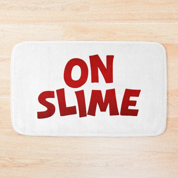 Item preview, On Slime, Red Funny Quotes Typography designed and sold by Memes N Lore .