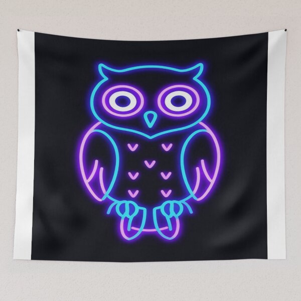 Item preview, neon owl designed and sold by saly55887.
