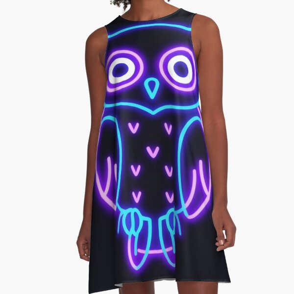 Item preview, neon owl designed and sold by saly55887.