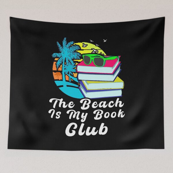 Item preview, Beach Book Club Retro Design – Summer Reading Lover designed and sold by Dmetalx Art Apparel.