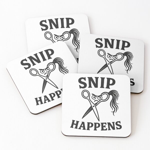 Item preview, Snip Happens – Funny Barber & Hairdresser Shirt designed and sold by Baker-Le.