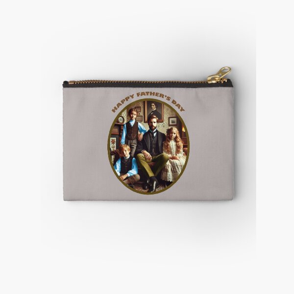 Item preview, Victorian Father's Day Man with his Three Children URM designed and sold by urmaddad.