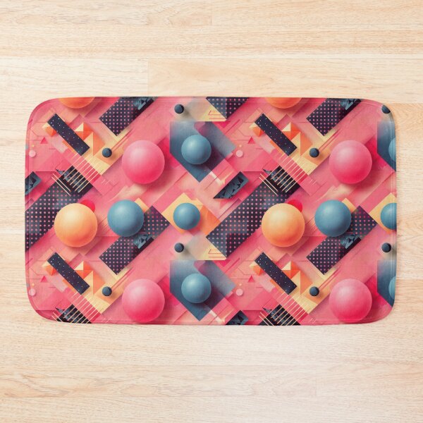 Item preview, Vibrant Abstract 3D Geometric Composition designed and sold by NTGUILTY.