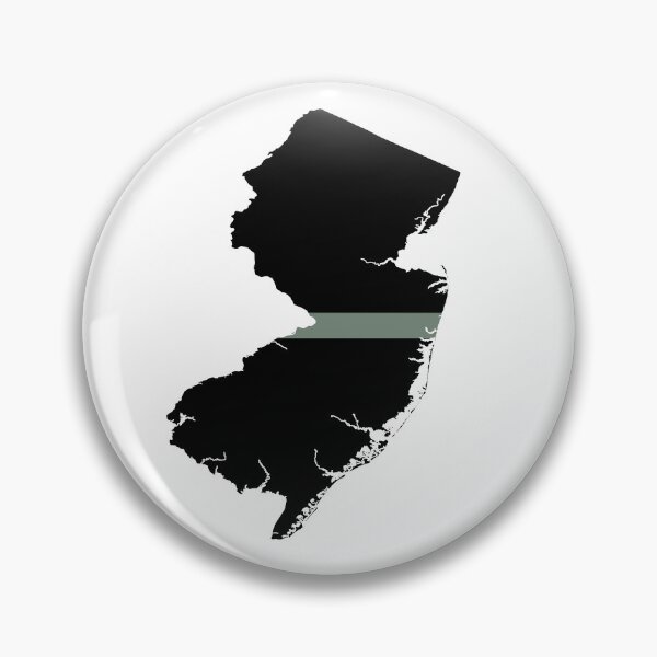 Item preview, New Jersey Thin Silver Line designed and sold by PhilbonianDezin.