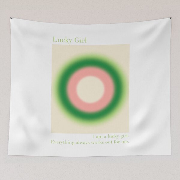 Item preview, Lucky Girl Aura Poster designed and sold by Amber Dunton.