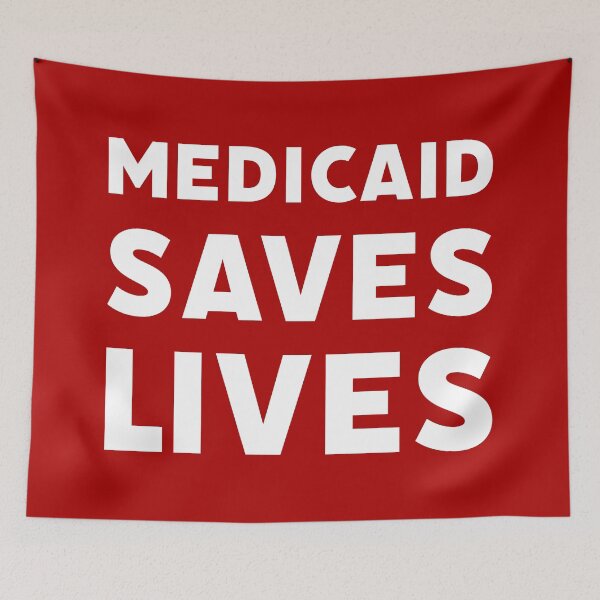 Item preview, Medicaid saves lives  designed and sold by Rachel the Artist .