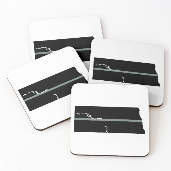 Item preview, North Dakota Thin Silver Line designed and sold by PhilbonianDezin.
