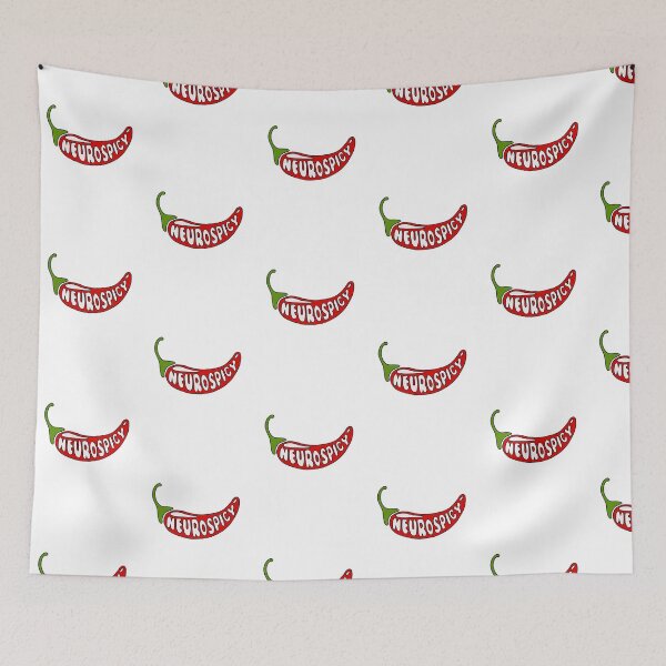 Item preview, Neurospicy Chili Pepper Sticker – ADHD & Autism Neurodivergent Humor designed and sold by Doctor Michaela.