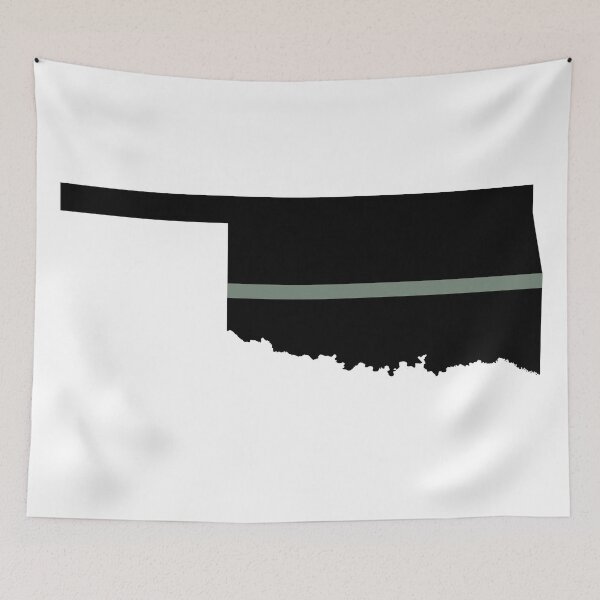 Item preview, Oklahoma Thin Silver Line designed and sold by PhilbonianDezin.