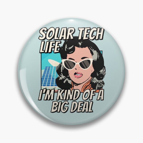 Item preview, Retro Solar Technician designed and sold by VoltJunkies.