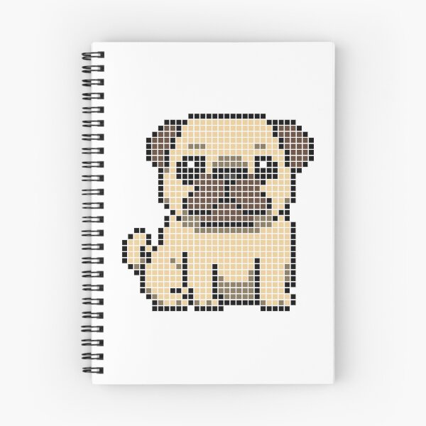Item preview, Pixeled Pug (apricot) designed and sold by Brain Fart Buffet.
