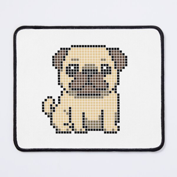 Item preview, Pixeled Pug (apricot) designed and sold by Brain Fart Buffet.