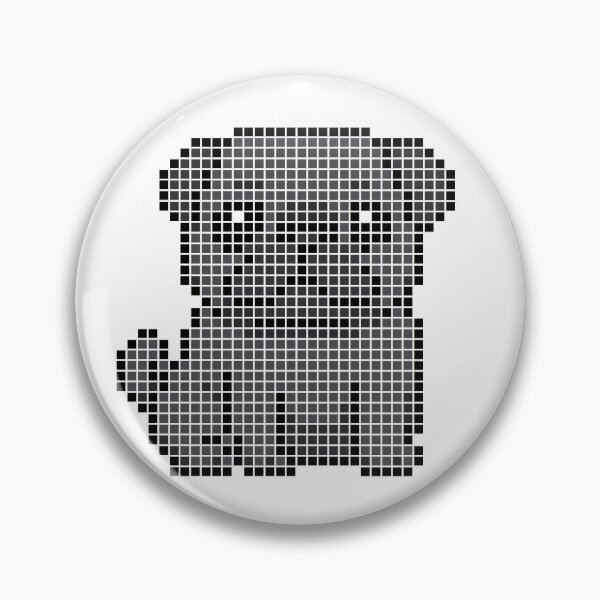Item preview, Pixeled Pug (black) designed and sold by Brain Fart Buffet.