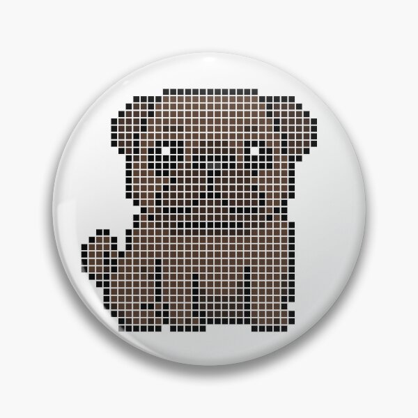 Item preview, Pixeled Pug (Brown) designed and sold by Brain Fart Buffet.