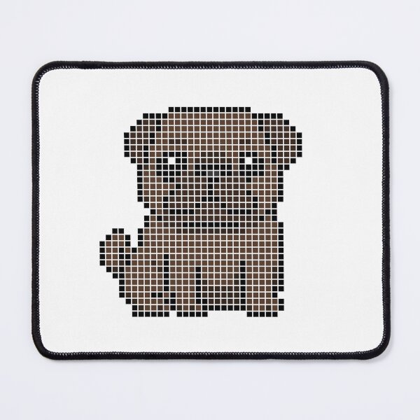 Item preview, Pixeled Pug (Brown) designed and sold by Brain Fart Buffet.