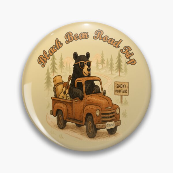 Artikelvorschau, Black Bear Tennessee: Roadtrip durch die Smoky Mountains entworfen und verkauft von Globalcitytees.