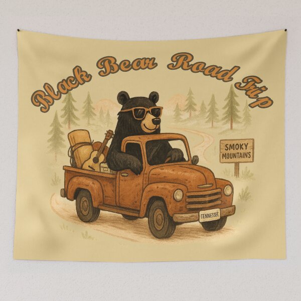 Item preview, Black Bear Tennessee: Smoky Mountain Road Trip  designed and sold by Globalcitytees.