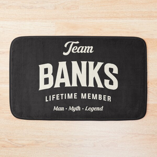 Item preview, Team Banks Lifetime Member Funny Name Banks designed and sold by cidolopez.