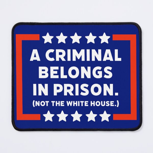 Item preview, A criminal belongs in prison. designed and sold by Rachel the Artist .
