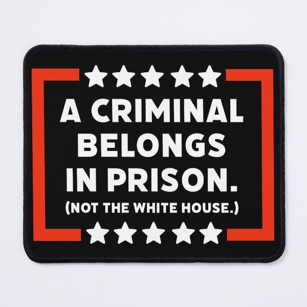 Item preview, A criminal belongs in prison. designed and sold by Rachel the Artist .