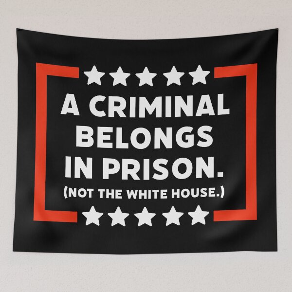 Item preview, A criminal belongs in prison.  designed and sold by Rachel the Artist .