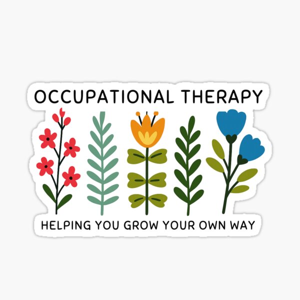 Item preview, Occupational Therapy, Plant Lover,Physical Therapy, Speech Therapy, Mental Health, Neurodivergent, Floral OT, designed and sold by Orvista.
