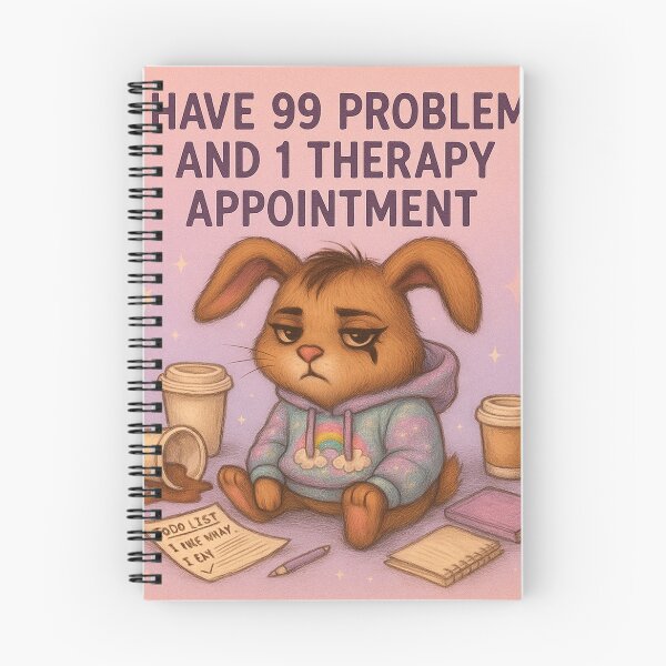 Item preview, I Have 99 Problems and 1 Therapy Appointment – Crisis Cat Art designed and sold by Neovibe Print.