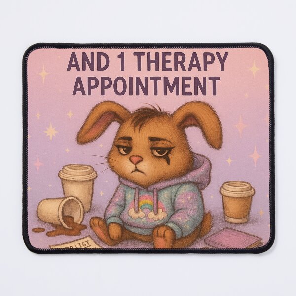 Item preview, I Have 99 Problems and 1 Therapy Appointment – Crisis Cat Art designed and sold by Neovibe Print.