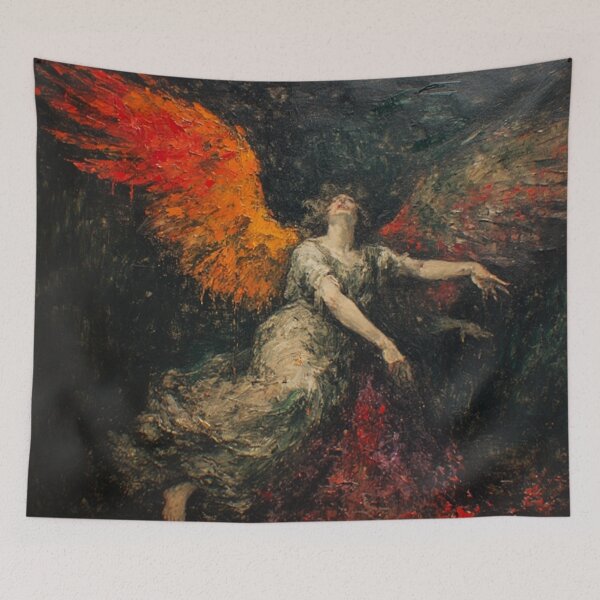 Item preview, Dark Goth Angel Art designed and sold by TheDarkWardrobe.
