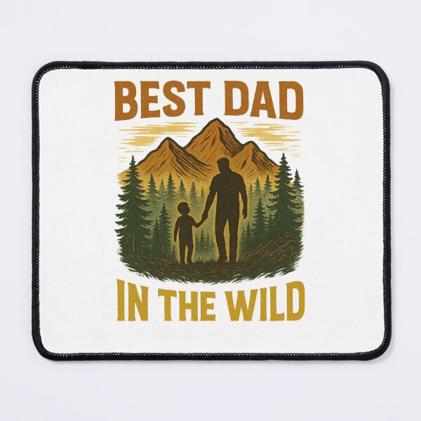 Item preview, "Best Dad in the Wild – Vintage Outdoor Father's Day Shirt | Wilderness Dad Gift Idea" designed and sold by Cgriffin18.