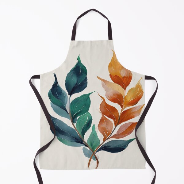 Item preview, Green and orange plant branch designed and sold by saly55887.