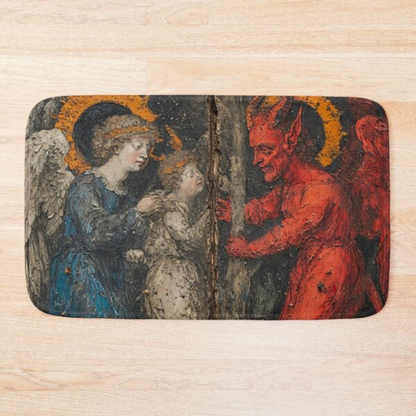 Item preview, Medieval Goth Angels & Devil Art designed and sold by TheDarkWardrobe.