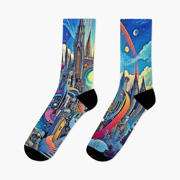 Item preview, Celestial Cathedral Cityscape designed and sold by Health And Fitness Posts e-Store.