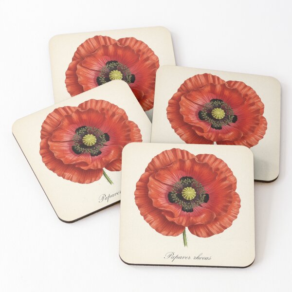 Item preview, Vintage Poppy: Papaver Rhoeas designed and sold by BloomandGrace.