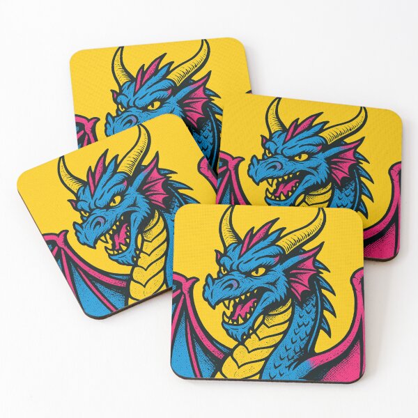 Item preview, Fierce Dragon pop art designed and sold by Twilight-Realms.