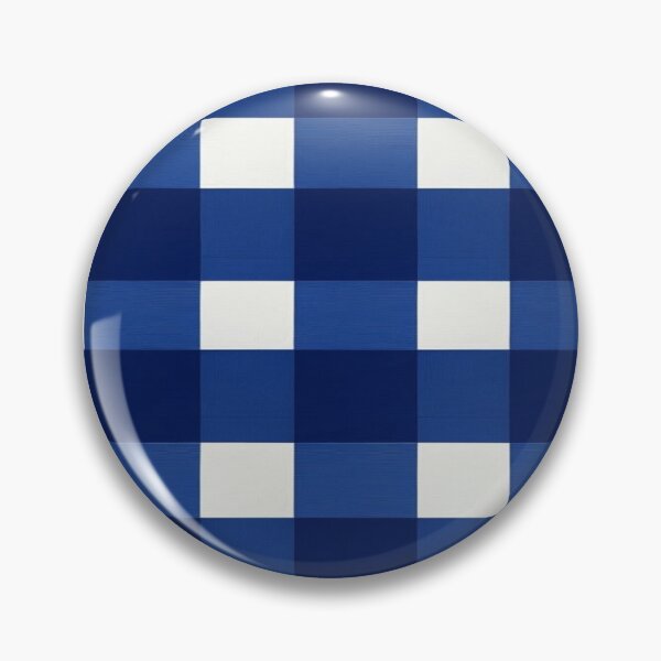 Item preview, Blue and white square pattern designed and sold by saly55887.
