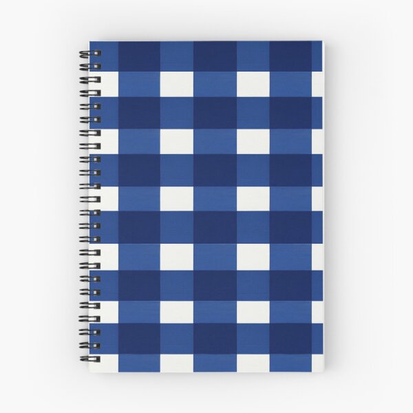 Item preview, Blue and white square pattern designed and sold by saly55887.