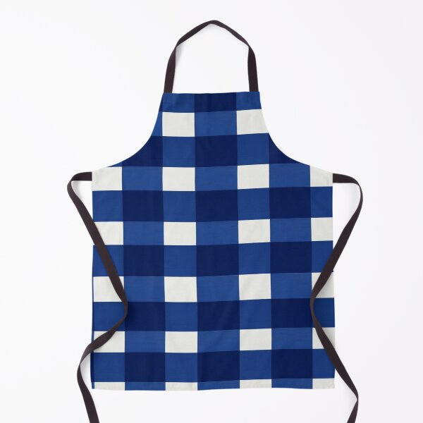 Item preview, Blue and white square pattern designed and sold by saly55887.