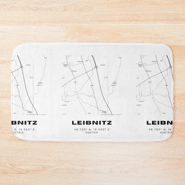 Item preview, Leibnitz Map – Southern Austria Minimalist Map Art designed and sold by RM-Journey.