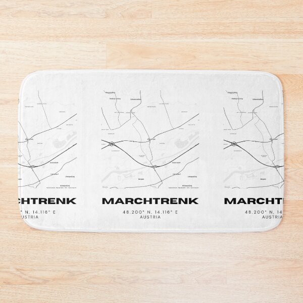 Item preview, Marchtrenk Map – Upper Austria Minimalist Urban Layout Art designed and sold by RM-Journey.
