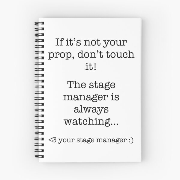 Item preview, If it's not your prop don't touch it sticker/poster designed and sold by Amber Dunton.