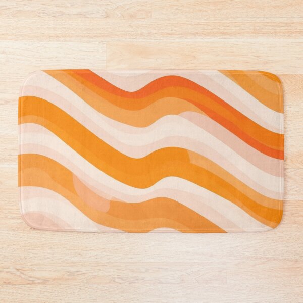 Item preview, Orange waves pattern designed and sold by saly55887.