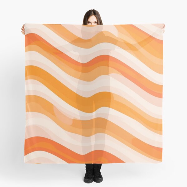 Item preview, Orange waves pattern designed and sold by saly55887.
