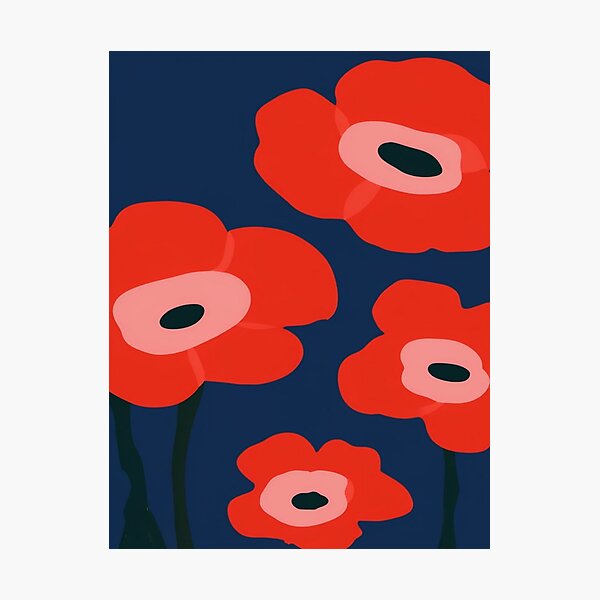 Item preview, Red roses on a blue background designed and sold by saly55887.